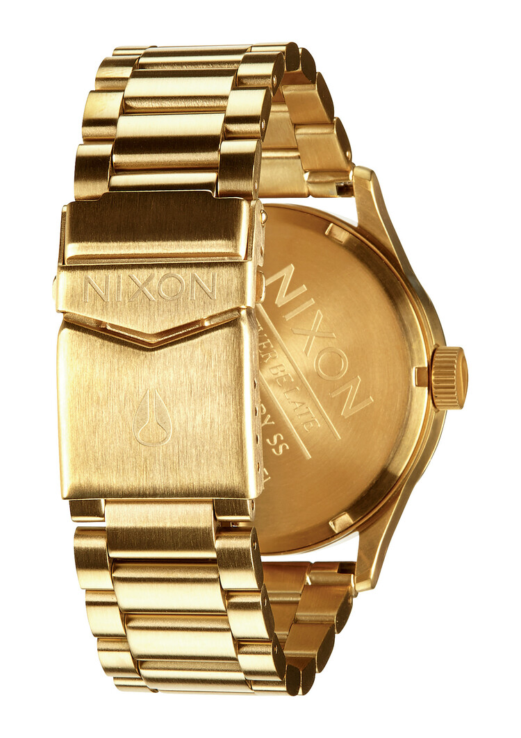Nixon Nixon Sentry Stainless Steel | Gold/Green Sunray
