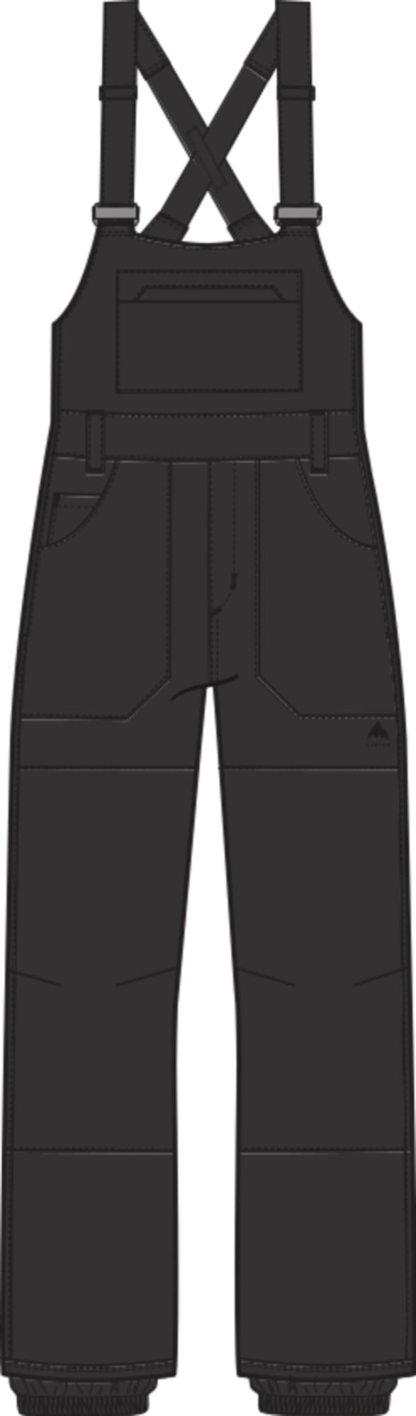 Burton Burton Avalon Stretch Bib Pants 2026 (Womens) | True Black