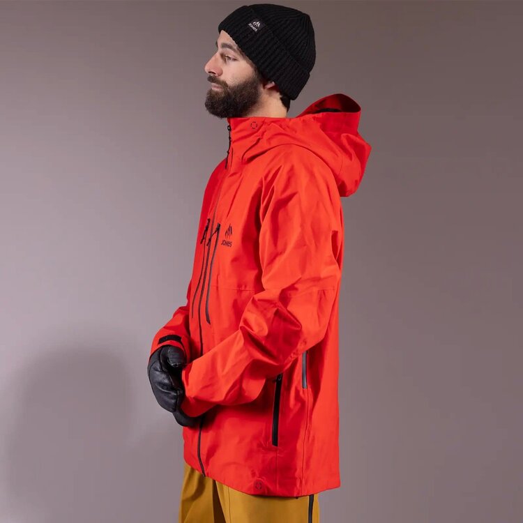 Jones Jones Shralpinist Str Rec Jacket 2025 (Mens) | Lava Red
