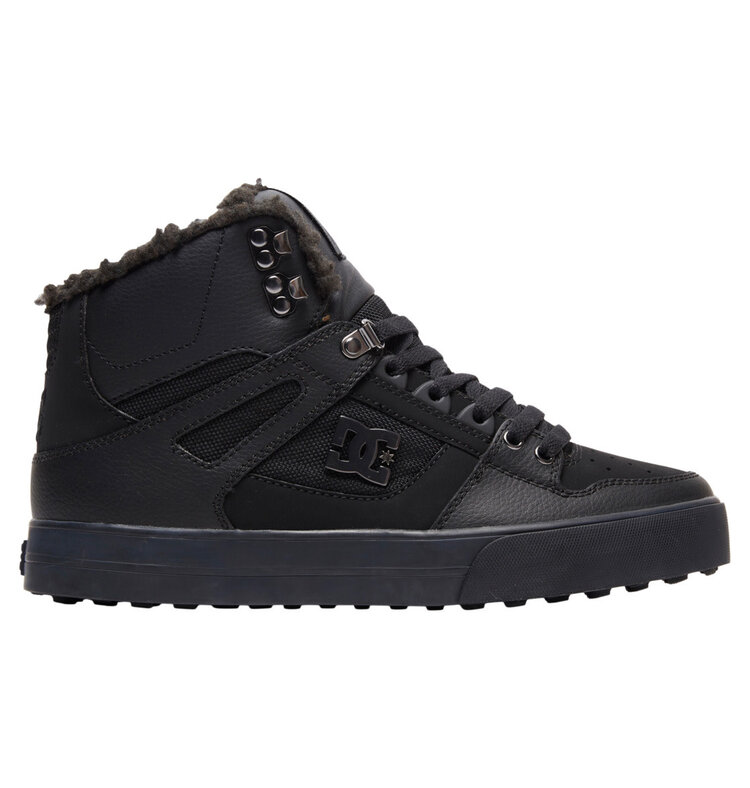 DC Dc Pure High-Top Winter (Mens) | Black/Black/Black