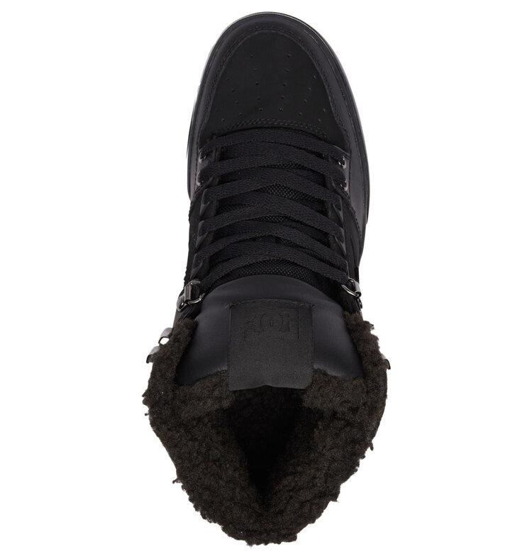 DC Dc Pure High-Top Winter (Mens) | Black/Black/Black