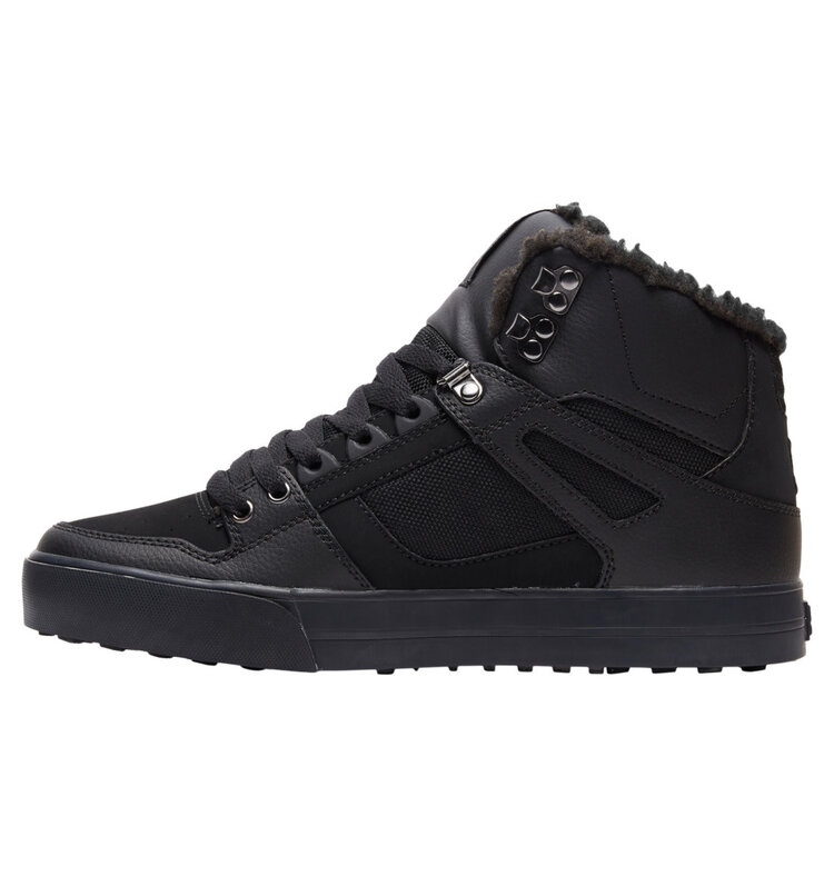 DC Dc Pure High-Top Winter (Mens) | Black/Black/Black
