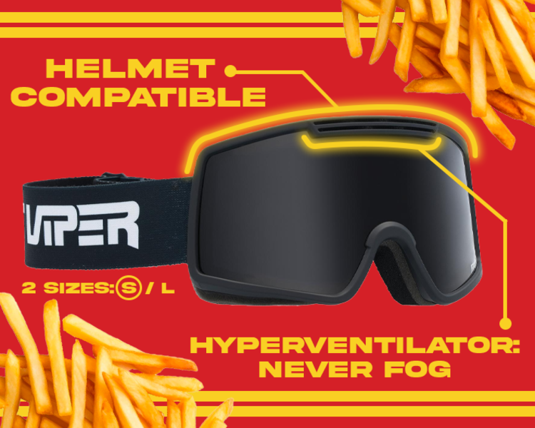 Pit Viper Pit Viper The French Fry Goggle (Small) 2026 | The Miami Nights