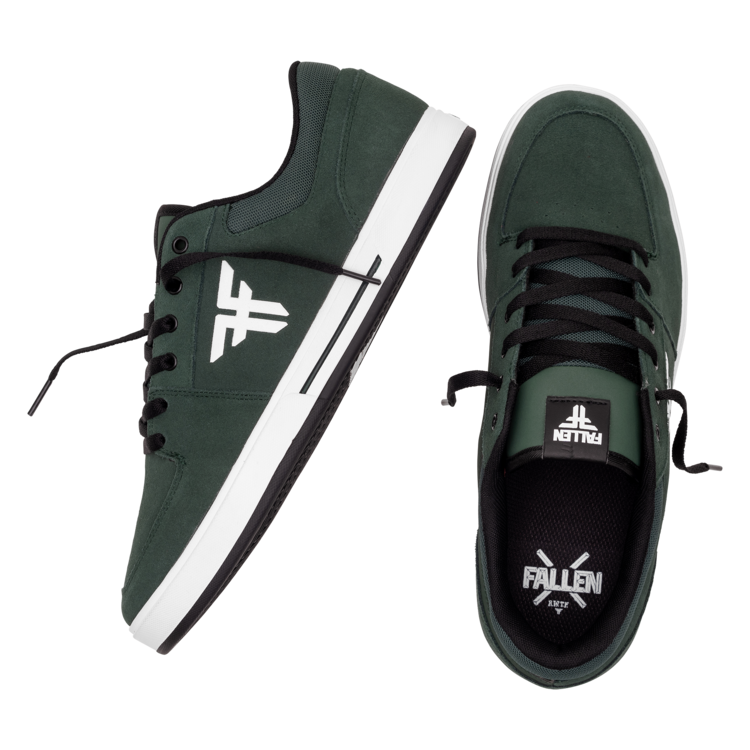 Fallen Fallen Patriot Shoes (Mens) | Forest Green/White/Black