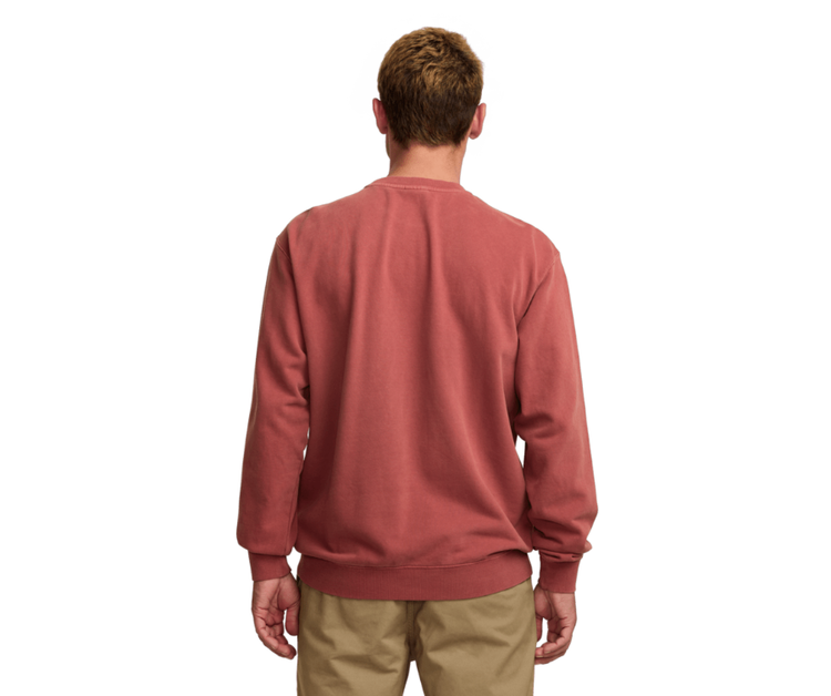 Billabong Billabong Wave Washed Crew (Mens) | Dusty Red