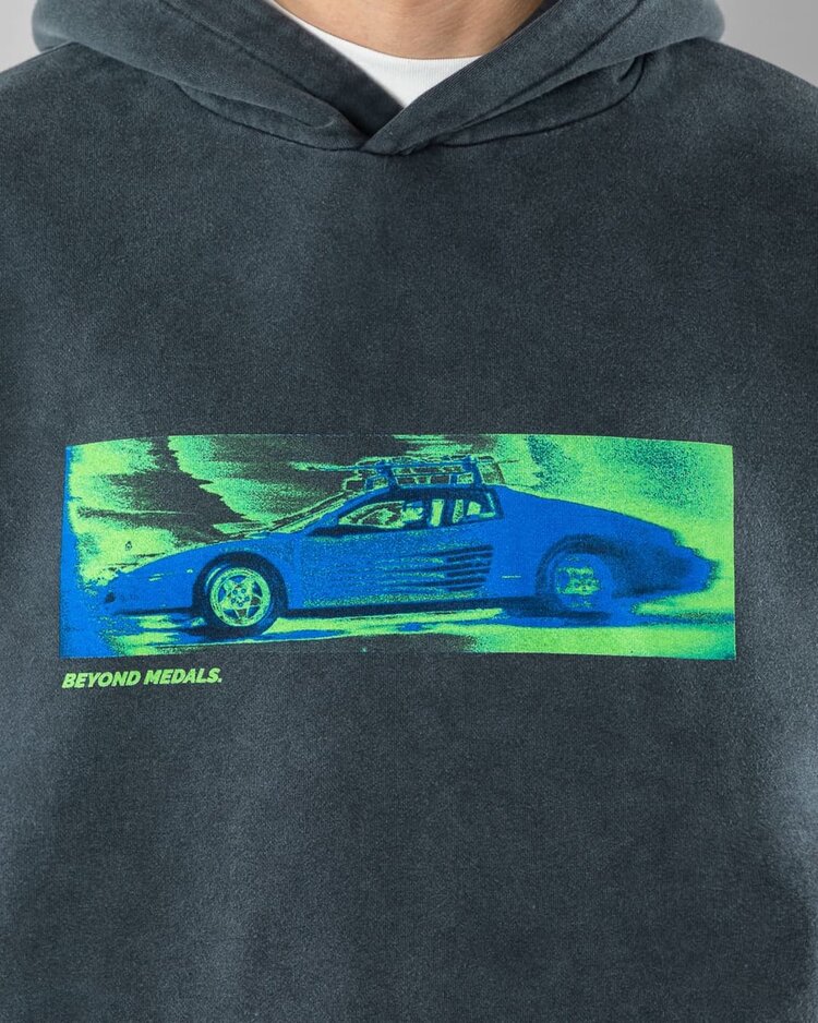 Beyond Medals Beyond Medals Acid Ski Hoodie (Mens) | Grey