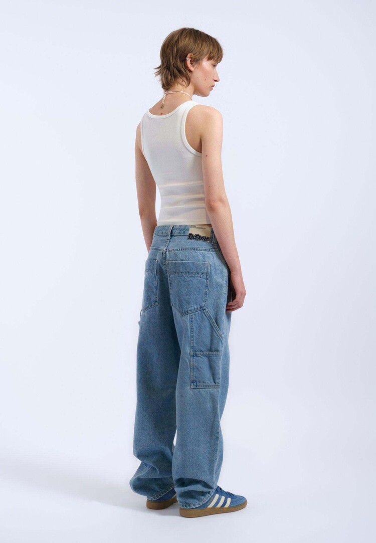 Dr Denim Dr. Denim Faye Worker Denim (Womens) | Storm Sky Retro