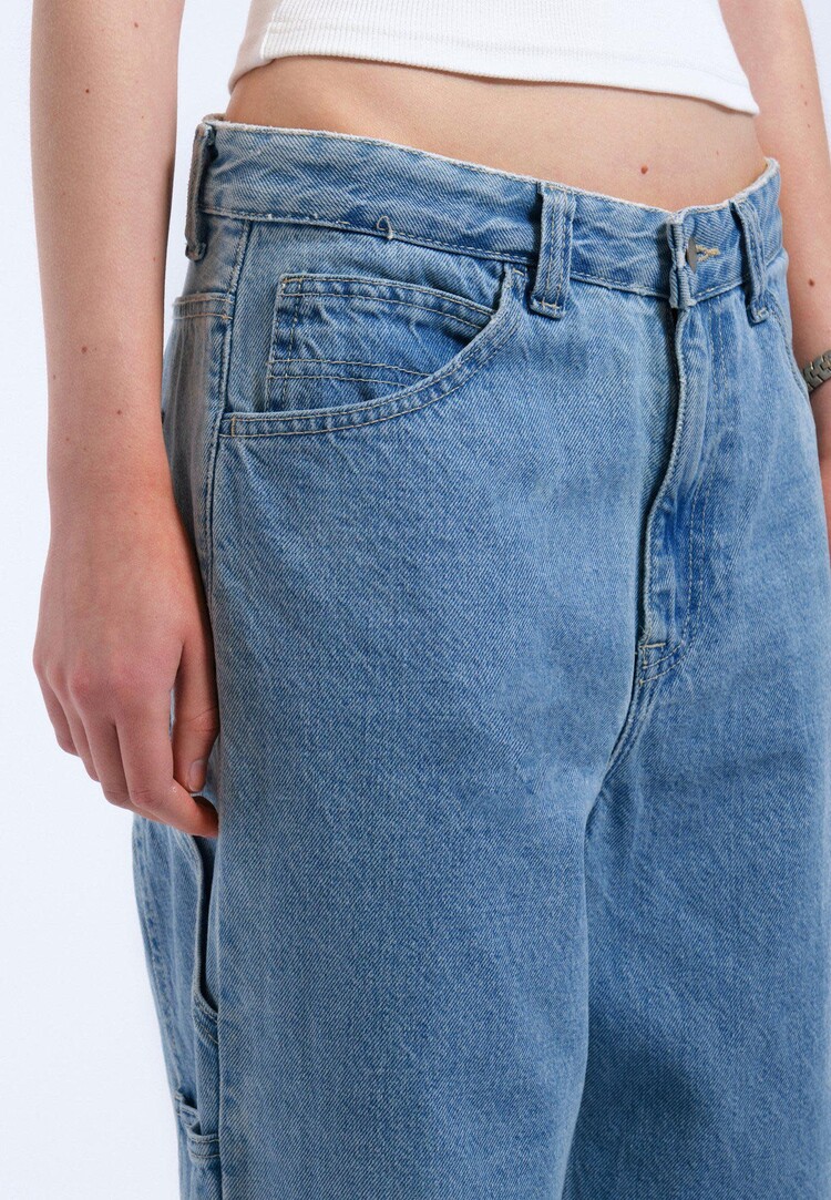 Dr Denim Dr. Denim Faye Worker Denim (Womens) | Storm Sky Retro