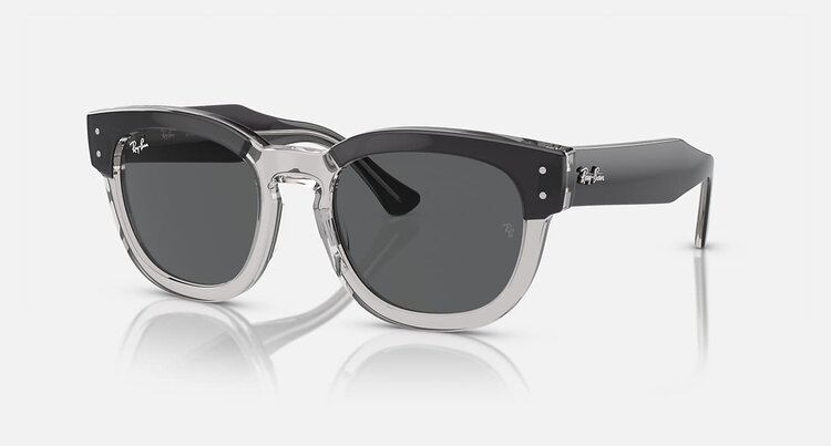 Ray Ban Ray Ban Mega Hawkeye Dark Gray On Transparent Gray | Dark Grey