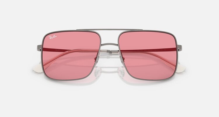 Ray Ban Ray Ban Ari Polished Gunmetal | Pink