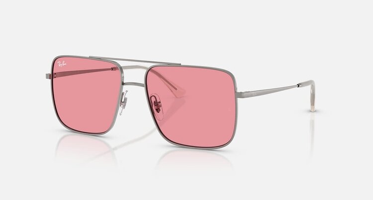 Ray Ban Ray Ban Ari Polished Gunmetal | Pink