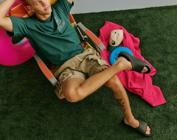 Sanuk Sanuk Beer Foamie Slide (Mens) | Black