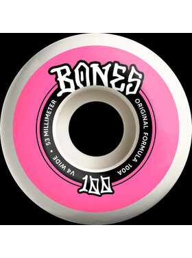 Bones Bones Pp V5 Sidecuts 100'S Wheels | White