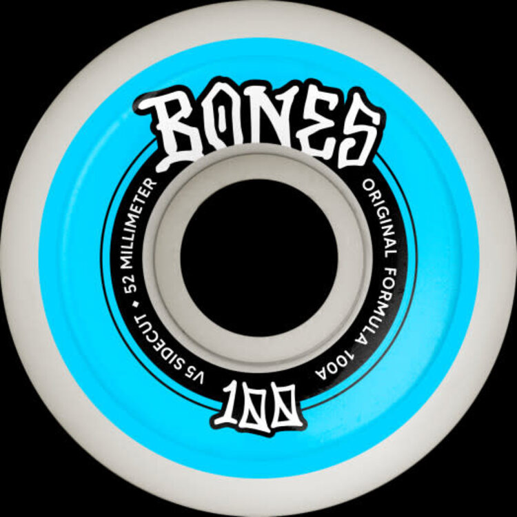 Bones Bones Pp V5 Sidecuts 100'S Wheels | White
