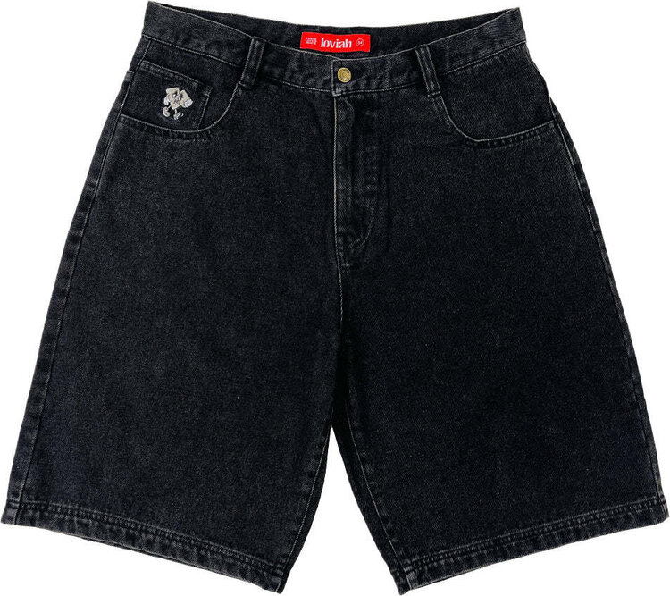 Loviah Loviah Jhorts Denim Shorts (Mens) | Black Denim