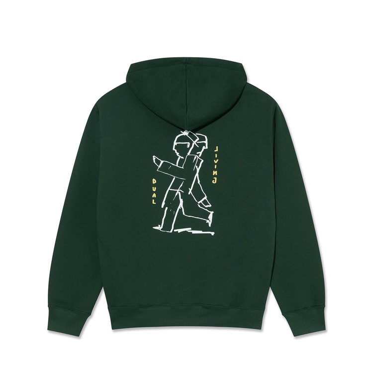 Polar Polar Dave Hoodie | Dual Living (Dark Green)