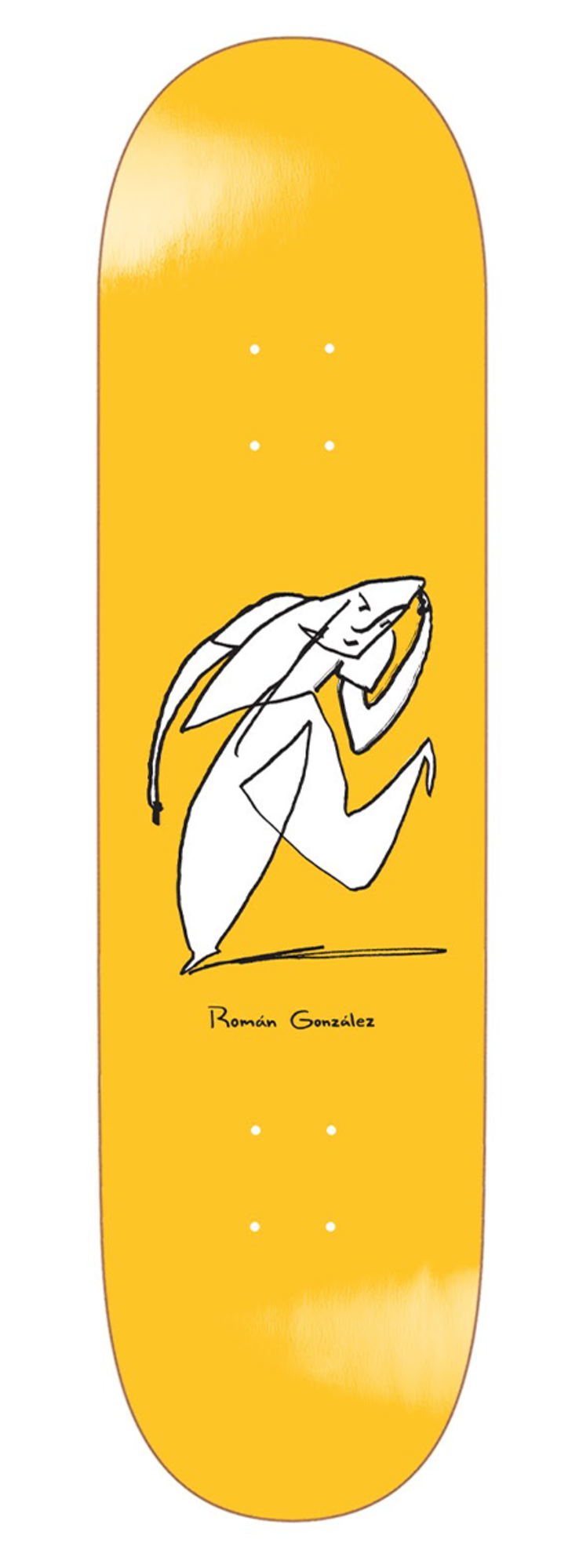 Polar Polar Roman Gonzalez Stay in Motion Deck | Yellow