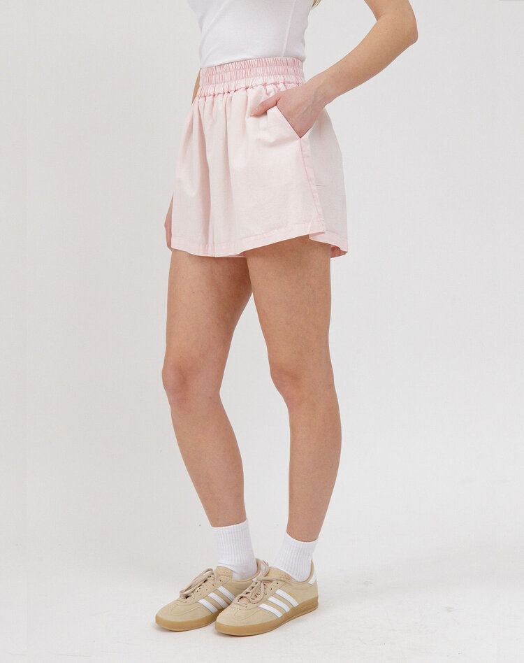 Brunette Brunette Chambray Short | Pink