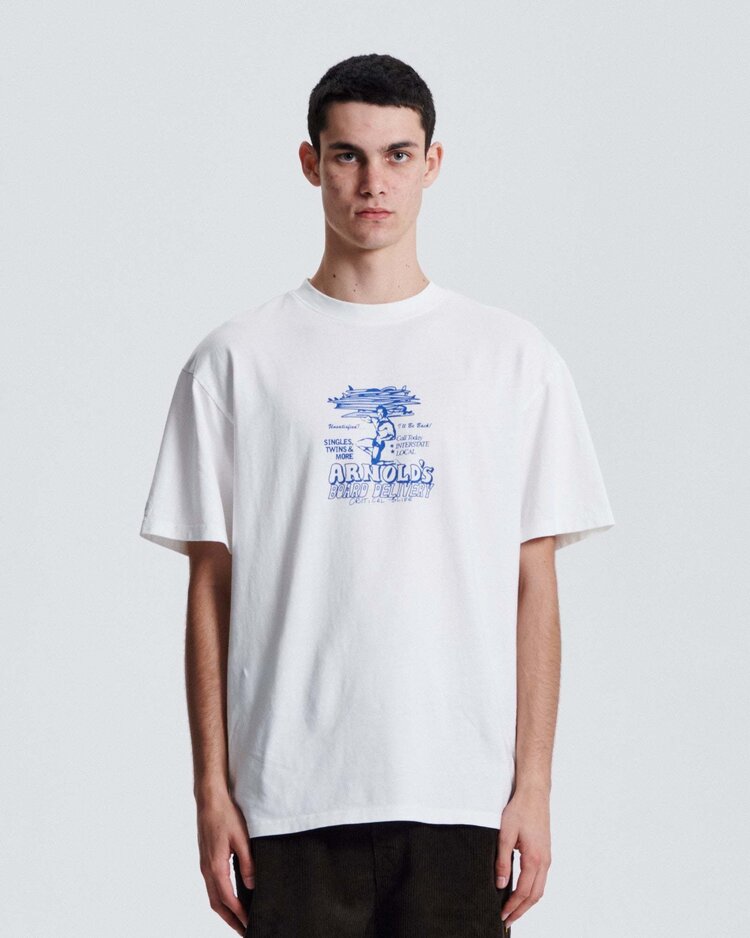 Critical Slide Society Critical Slide Arnie Tee (Unisex) | Vintage White