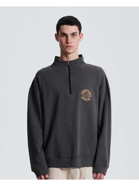 Critical Slide Society Critical Slide Bloom 1/4 Zip Fleece (Unisex) | Ashphalt