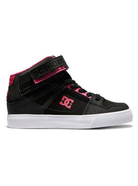 DC Dc Pure High-Top Ev (Youth) | Black/Pink/Black