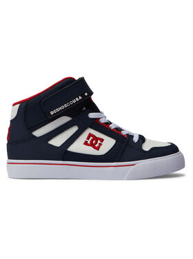 DC Dc Pure High-Top Ev (Youth) | Navy/Athletic Red