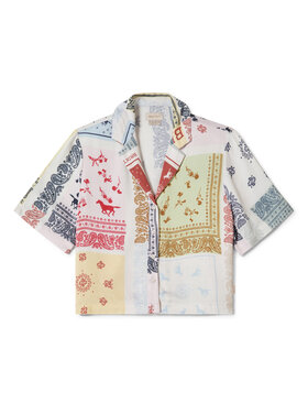 Brixton Brixton Silky S/S Bowling Button Down (Womens) | Multi Color Bandana