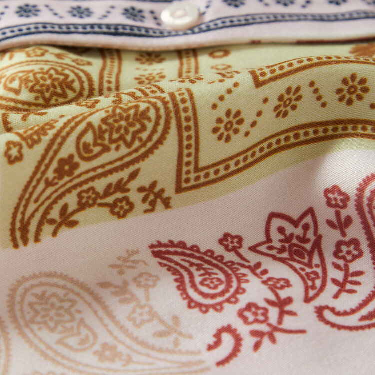 Brixton Brixton Silky S/S Bowling Button Down (Womens) | Multi Color Bandana