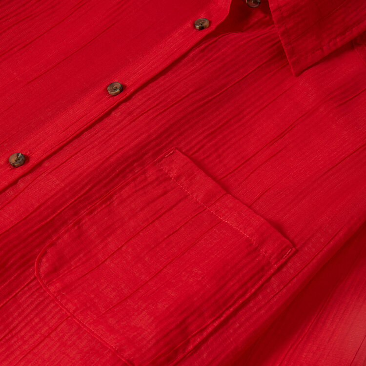 Brixton Brixton East Side Boxy L/S Button Down (Womens) | Crimson