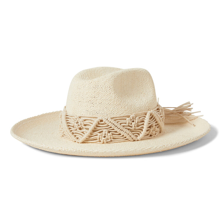Brixton Brixton Matteo Straw Hat (Womens) | Bone/Bone
