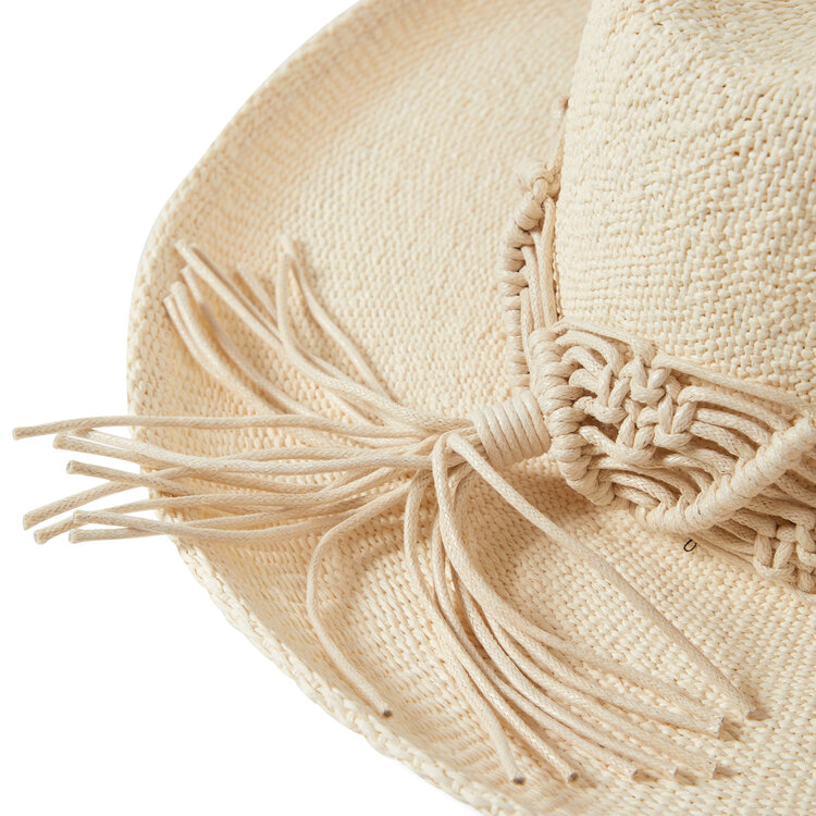 Brixton Brixton Matteo Straw Hat (Womens) | Bone/Bone