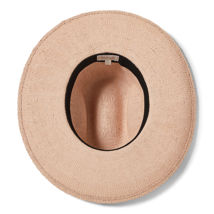 Brixton Brixton Matteo Straw Hat (Womens) | Soft Pink