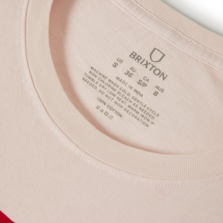 Brixton Brixton Dragon Fruit Oversized Bf Tee (Womens) | Pink Sorbet