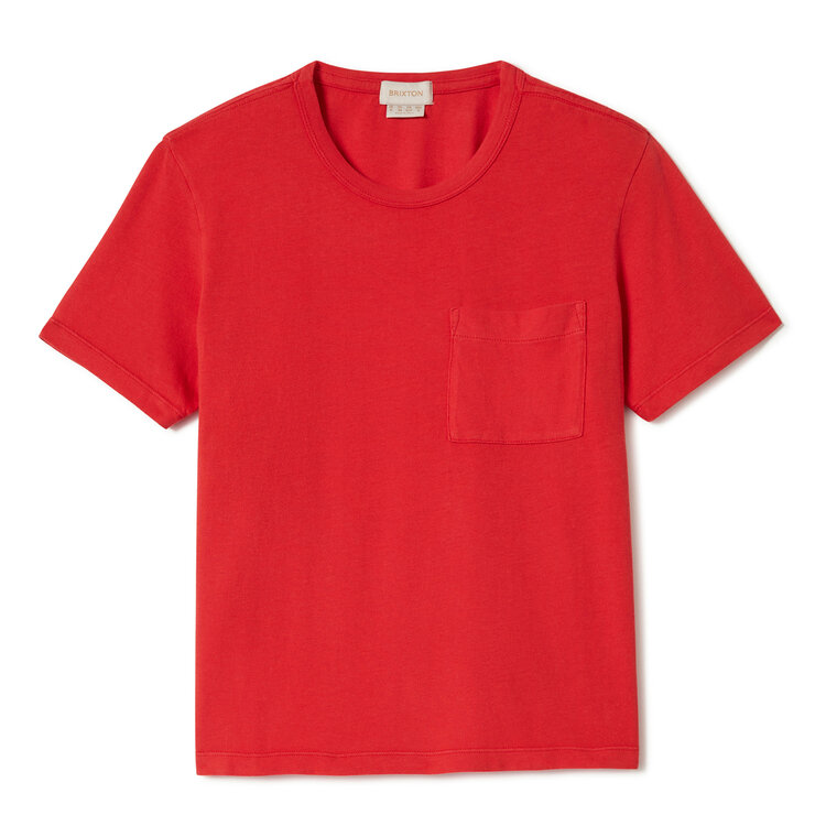 Brixton Brixton Carefree Organic Gd Perfect Tee (Womens) | Crimson