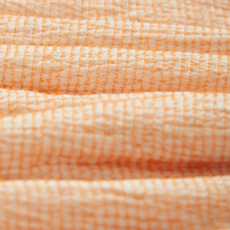 Brixton Brixton Crinkle Tube Top (Womens) | Tangerine/Off White Heather