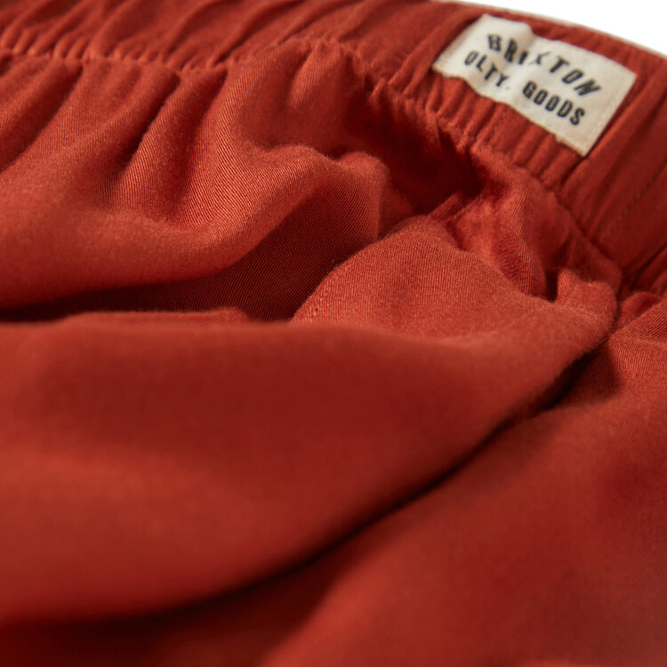 Brixton Brixton Silky Boxer Short (Womens) | Burnt Brick