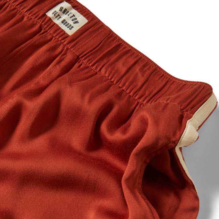 Brixton Brixton Silky Boxer Short (Womens) | Burnt Brick