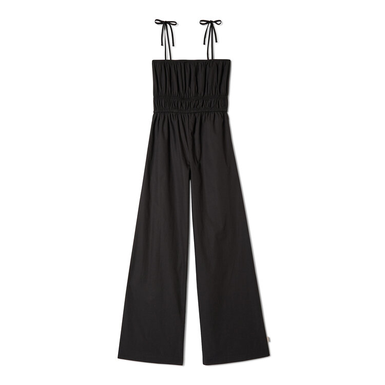 Brixton Brixton Eden Smocked Jumpsuit (Womens) | Black