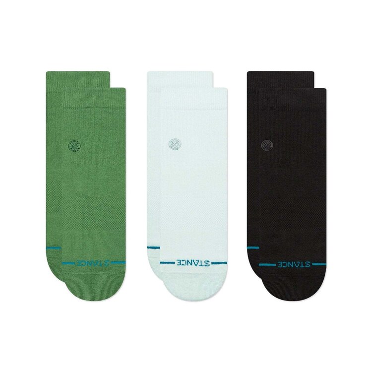 STANCE Stance Stp Icon Quarter-3Pk (Unisex) | Green
