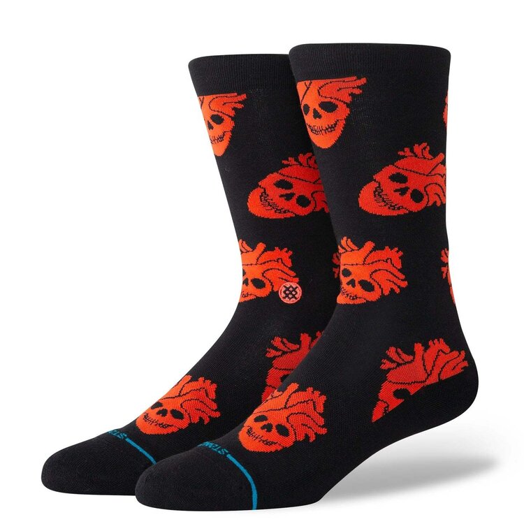 STANCE Stance Fallin In Skull Crew (Unisex) | Black