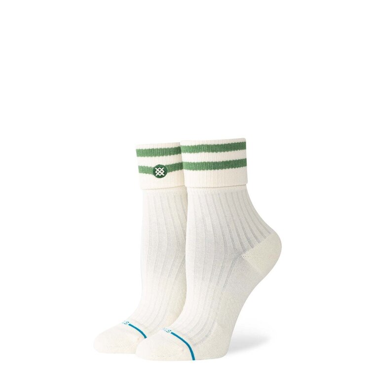STANCE Stance Roll Cuff Quarter (Womens) | Green