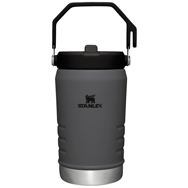 Stanley Stanley The Iceflow Flip Straw Jug 40 Oz | Charcoal