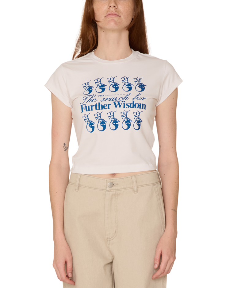 Obey Obey The Search For Further Wisdom Tee (Womens) | White