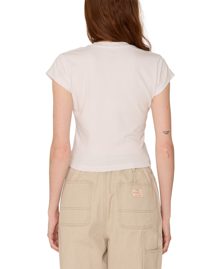 Obey Obey The Search For Further Wisdom Tee (Womens) | White