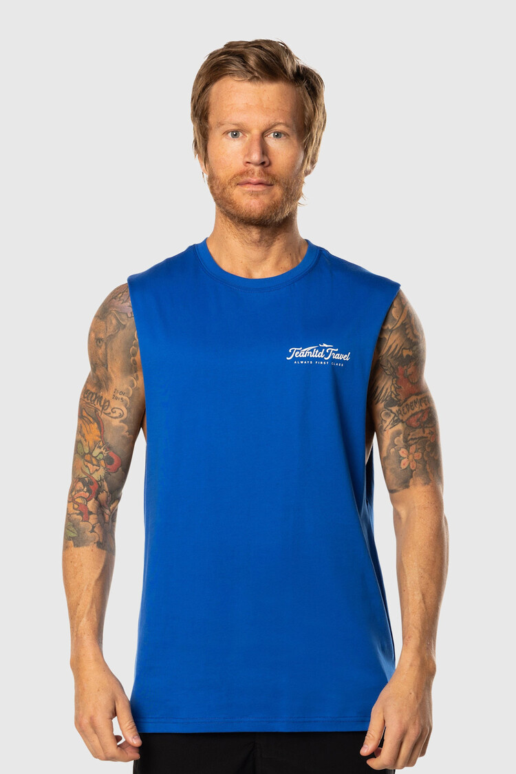 TEAMLTD TEAMLTD Travel Experts Aussie Tank (Mens) | Blue