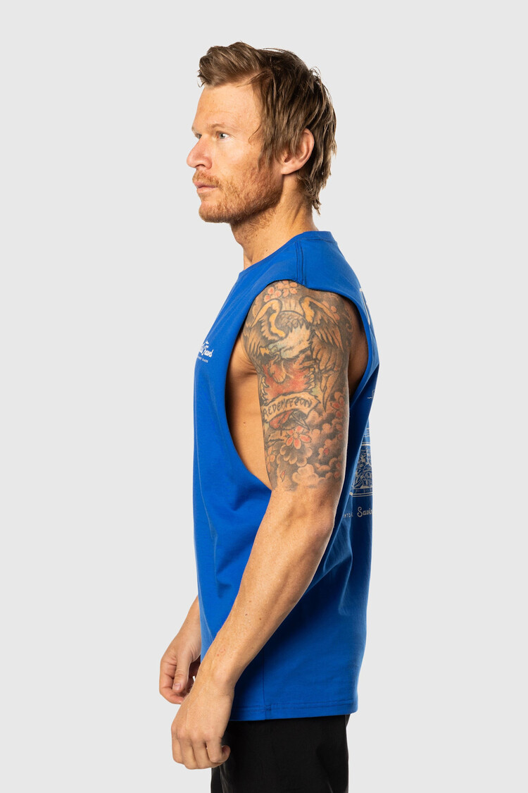 TEAMLTD TEAMLTD Travel Experts Aussie Tank (Mens) | Blue