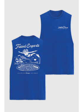 TEAMLTD TEAMLTD Travel Experts Aussie Tank (Mens) | Blue