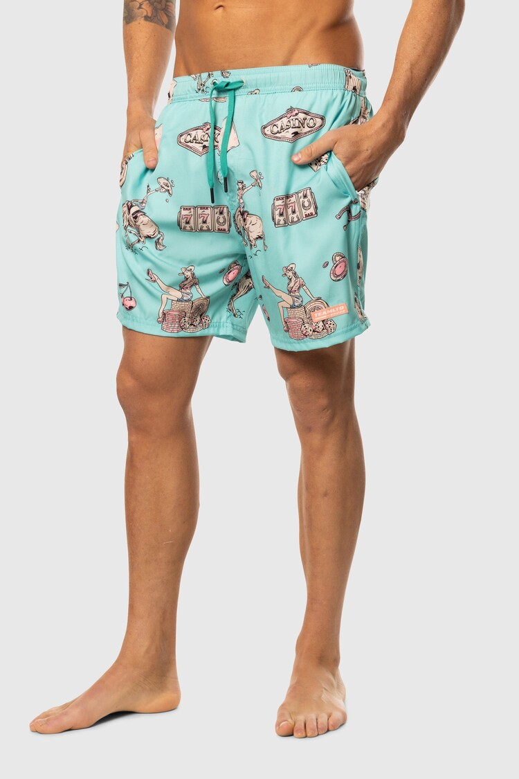 TEAMLTD TEAMLTD Swim Short (Mens) | Teal Cowboy Casino