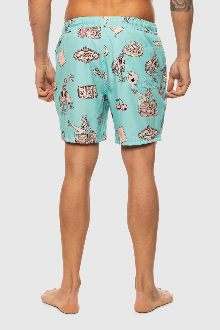 TEAMLTD TEAMLTD Swim Short (Mens) | Teal Cowboy Casino