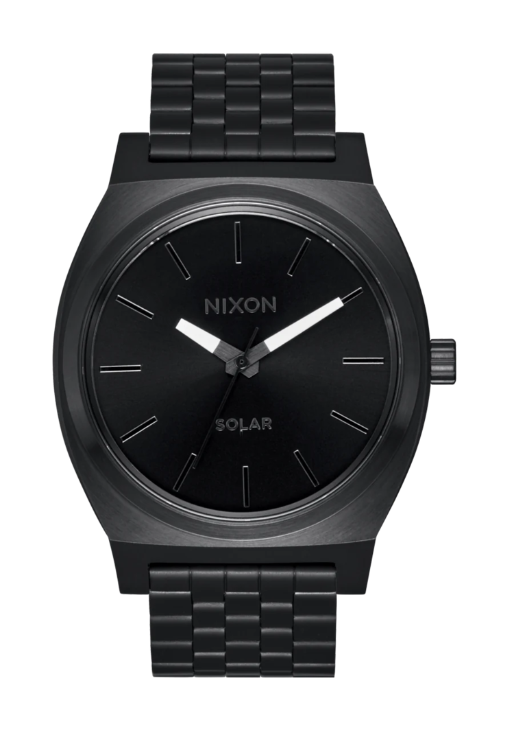 Nixon Nixon Time Teller Solar | All Black/White